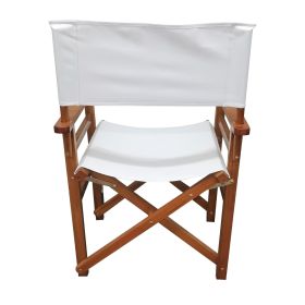 Wooden Director Folding Chair, Canvas, Populus, 2pcs  Set
