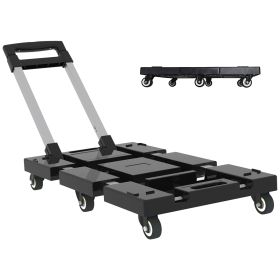 Folding Hand Truck 330lbs, Portable Heavy Duty Dolly Cart
