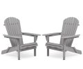 2 Pack Outdoor Wooden Folding Beach Chairs Frog Style Portable Patio Lawn Chairs Classic Deck Chairs for Garden Backyard Camping Porch Balcony Relaxat