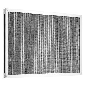 16x25x1 Aluminum Electrostatic Air Filter MERV 8 Actual 15.5x24.65x0.82