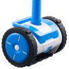 VEVOR Suction Pool Cleaner, Automatic Pool Vacuum Cleaner, Suction Side Automatic Pool Cleaner, Suction Vacuum Pool Sweeper with 2 Wheels