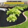 VEVOR Weed Barrier Landscape Fabric, 5 x 250 ft, 5 Oz Premium Woven Ground Cover Heavy Duty PP Material & Easy Setup, Single-Layer for Outdoor Garden