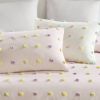 4PCS Twin/Twin XL Cotton Jacquard Pom Pom Comforter Set