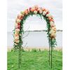 78"H x 45"W Metal Garden Arch Trellis; Wedding Arch,Adjustable Arbor Trellis for Garden Climbing Plants Support or Wedding Decor