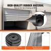 VEVOR Garage Door Seals Bottom Rubber, U Shape +O Ring Combination Garage Door Weather Stripping with Pre-drilled Aluminum Track Retainer Kit