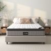 Assembled in USA - High Quality 12" King Diamond Innerspring Hybrid and Cooling Gel Memory Foam Mattress, Pressure Relief, and Motion Isolation