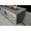 Fiber Reinforced Concrete Propane/Natural Gas Fire pit table(Cast Stone)