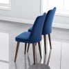Katie Mid-Century Modern Velvet Dining Chair (Set of 2)