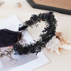 Baby Breath Crown, Dried Crown, Bride Crown, Wedding Crown, Daily Crown, Party Crown, Birthday Crown. (Option: Adult)