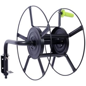 Swivel Hose Reel Wall Mount (Color: Black)