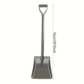 Large Carbon Steel Shovel For Gardening Agricultural Digging Garden Tools (Option: Flat Head)