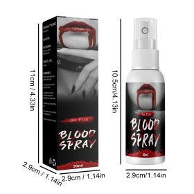 Jueyu Plasma Spray Plasma Fake Blood Vampire Zombie Artificial Blood Decoration Movie Makeup Props Plasma (Option: 2PC)