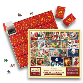 Dowmoo The Jigsaw Puzzle Advent Calendars (Option: Boxed-2PCS)