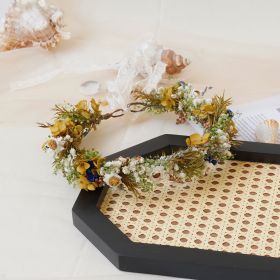 Baby Breath Crown, Dried Crown, Bride Crown, Wedding Crown, Daily Crown, Party Crown, Birthday Crown. (Option: Child)
