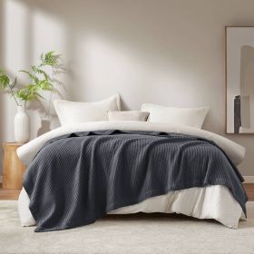 1PC Full/Queen Cotton Blanket (Color: as Pic)