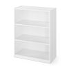 3-Shelf Bookcase with Adjustable Shelves