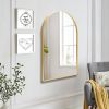 Arched Wall Mirror, 24"×36" Bathroom Mirror Deep Frame