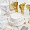 Gold/Silver Plastic Tableware Set - 350PC  Gatherings of 50+people
