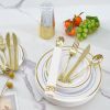 Gold/Silver Plastic Tableware Set - 350PC  Gatherings of 50+people